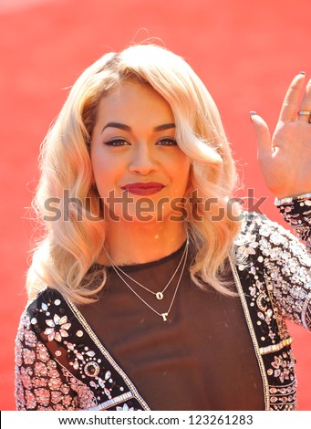 Rita Ora at the 2012 MTV Video Music Awards at Staples Center, Los Angeles. September 6, 2012  Los Angeles, CA Picture: Paul Smith