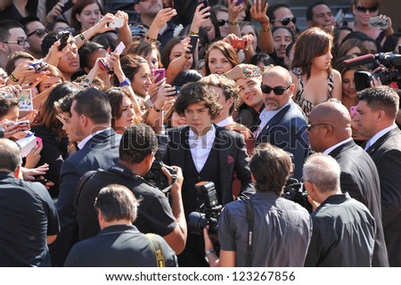 Harry Styles of One Direction at the 2012 MTV Video Music Awards at Staples Center, Los Angeles. September 6, 2012  Los Angeles, CA Picture: Paul Smith
