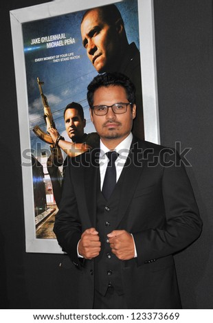 Michael Pena at the premiere of his movie \