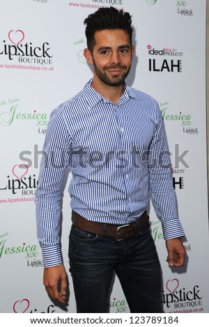 Charlie King arrives for the Lipstick Boutique & Jessica Wright clothing launch, Sanctum Soho Hotel, London. 21/08/2012 Picture by: Steve Vas