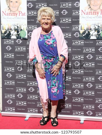 Nanny Pat launches her book \'Penny Sweets and Cobbled Streets: My East End Childhood\' held at the Balls Brothers- Arrivals London. 28/08/2012 Picture by: Henry Harris