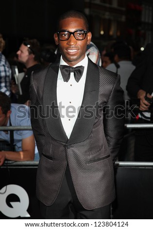 Tinie Tempah arriving for the 2012 GQ Men Of The Year Awards, Royal Opera House, London. 05/09/2012 Picture by: Alexandra Glen