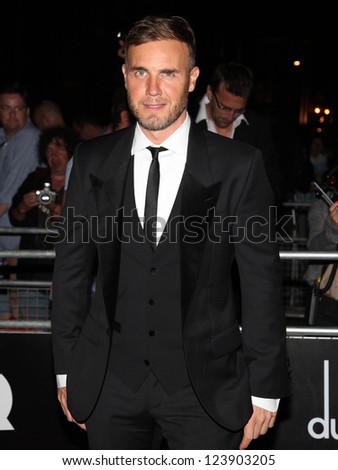 Gary Barlow arriving for the 2012 GQ Men Of The Year Awards, Royal Opera House, London. 05/09/2012 Picture by: Alexandra Glen