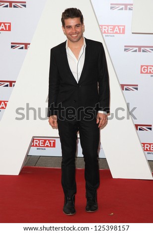 Joe McElderry at the The UK\'s Creative Industries Reception supported by the Foundation Forum at the Royal Academy of Arts - Arrivals London. 30/07/2012 Picture by: Henry Harris