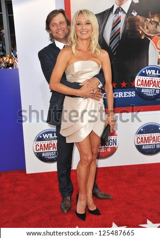 Katherine LaNasa & Grant Show at the Los Angeles premiere of her movie The Campaign at Grauman\'s Chinese Theatre, Hollywood. August 3, 2012  Los Angeles, CA Picture: Paul Smith