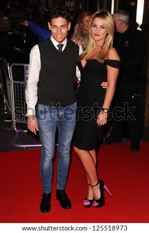 Joey Essex and Sam Faiers arriving for the UK premiere of \'Flight\' at Empire Leicester Square, London. 17/01/2013 Picture by: Steve Vas