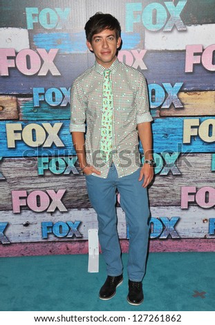 Glee star Kevin McHale at the Fox Summer 2012 All-Star Party in West Hollywood. July 24, 2012  Los Angeles, CA Picture: Paul Smith
