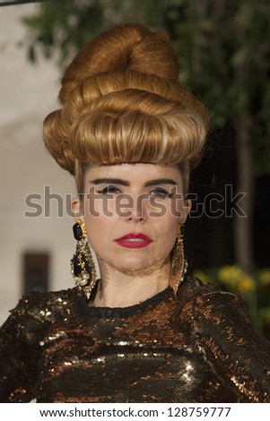 Paloma Faith arriving for the 2013 BAFTA After Party, Grosvenor House Hotel Park Lane, London. 10/02/2013 Picture by: Simon Burchell
