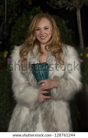 Juno Temple arriving for the 2013 BAFTA After Party, Grosvenor House Hotel Park Lane, London. 10/02/2013 Picture by: Simon Burchell