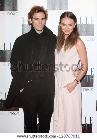 Laura Haddock and Sam Claffin arriving at the 2013 Elle Style Awards, at The Savoy, London. 11/02/2013 Picture by: Alexandra Glen