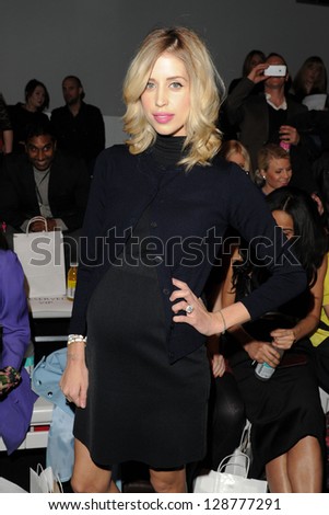 Peaches Geldof at the PPQ catwalk show as part of London Fashion Week AW13, Somerset House, London. 15/02/2013 Picture by: Steve Vas
