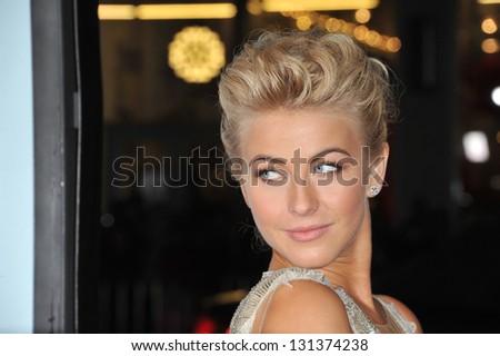 Julianne Hough at the premiere of her movie \