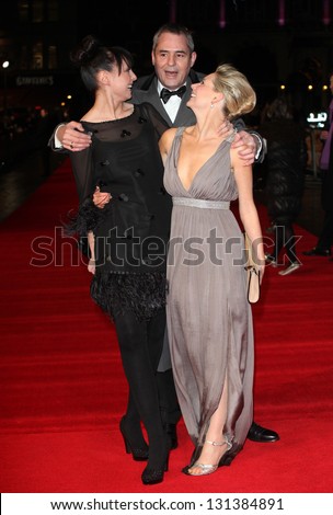 Kellie Shirley and Neil Morrisey arriving at the UK premiere of Run For Your Wife, at the Odeon Leicester Square, London. 05/02/2013 Picture by: Alexandra Glen