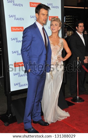 Josh Duhamel & Julianne Hough at the premiere of their movie \