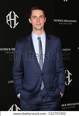 Matthew Goode at the Patrick Hellmann collection launch held at 50 St James Street, London. 14/03/2013 Picture by: Henry Harris