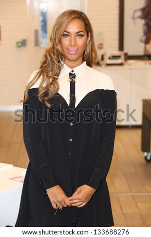 Leona Lewis is announced as the the new Brand Activist for The Body Shop, The Body Shop, Westfield Shepherd\'s Bush, London. 27/03/2013 Picture by: Henry Harris