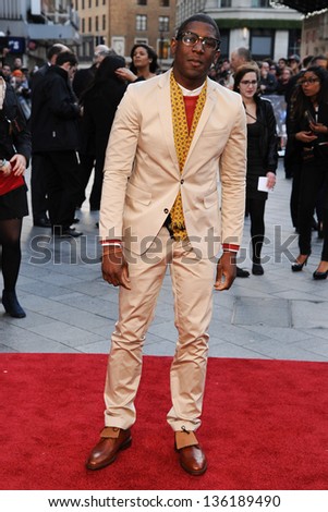 Labrinth arriving for the Iron Man 3 Premiere, Odeon Leicester Square, London. 18/04/2013 Picture by: Steve Vas