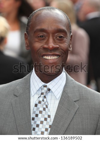 Don Cheadle arriving for the Iron Man 3 Premiere, Odeon Leicester Square, London. 18/04/2013 Picture by: Alexandra Glen