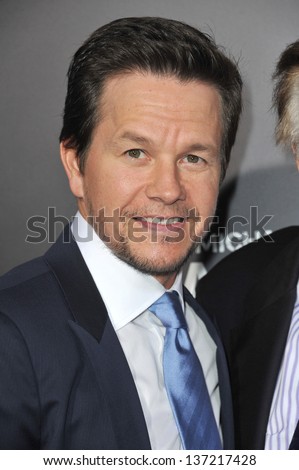 Mark Wahlberg at the Los Angeles premiere of his movie \