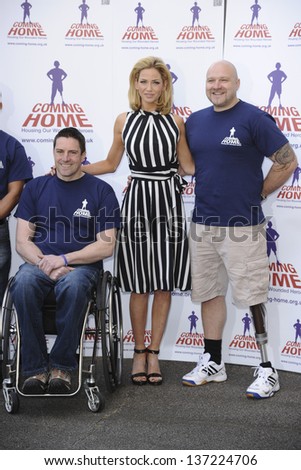 Sarah Harding is announced as the new face of the Coming Home charity for wounded service personnel , London. 23/04/2013
