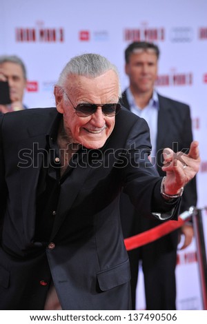 Stan Lee at the Los Angeles premiere of his movie 