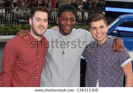 The Loveable Rogues arriving for the \'Fast And Furious 6\' Premiere, at Empire Leicester Square, London. 07/05/2013