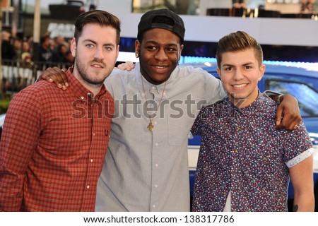 The Loveable Rogues arriving for the \'Fast And Furious 6\' Premiere, at Empire Leicester Square, London. 07/05/2013