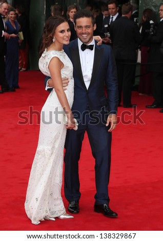 Lucy Watson and Spencer Matthews arriving for the TV BAFTA Awards 2013, Royal Festival Hall, London. 12/05/2013