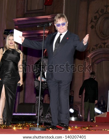 Sir Elton John on stage during the Life Ball 2013 held in Vienna, Austria. 25/05/2013
