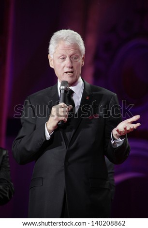 Bill Clinton on stage during the Life Ball 2013 held in Vienna, Austria. 25/05/2013