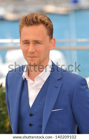 Tom Hiddleston at photocall at the 66th Festival de Cannes for his movie \