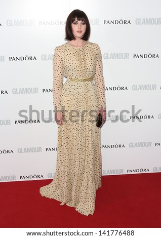 Alexandra Roach arriving for the 2013 Glamour Women of The Year Awards, Berkeley Square, London. 04/06/2013