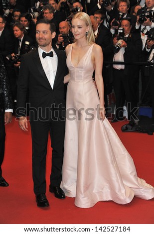 Tobey Maguire & Carey Mulligan at the premiere of their movie \