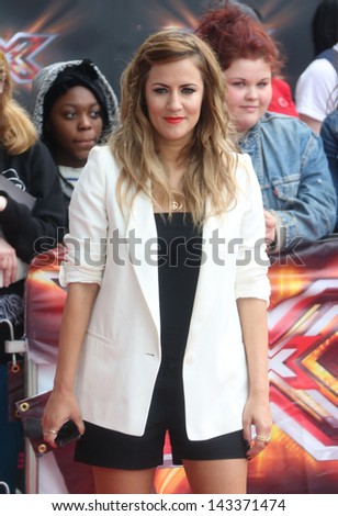 Caroline Flack at The X Factor auditions held at London Excel London. 19/06/2013