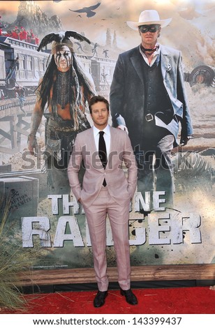 Armie Hammer at the world premiere of his new movie \