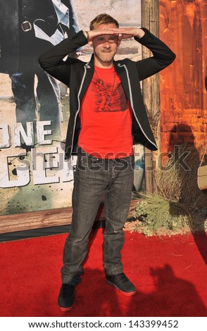 Dominic Monaghan at the world premiere of \
