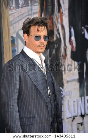Johnny Depp at the world premiere of his new movie \