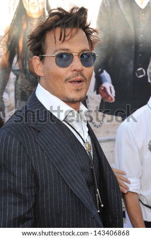 Johnny Depp at the world premiere of his new movie \