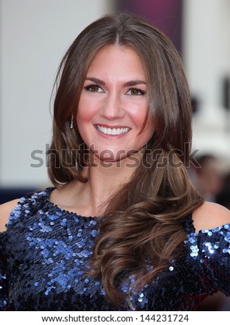 Summer Strallen arriving for the Charlie And The Chocolate Factory Press Night, at Theatre Royal, London. 25/06/2013