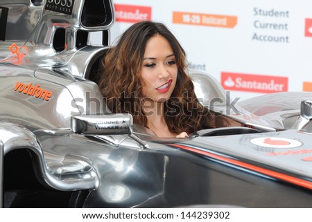 Myleene Klass launches the Santander student account and railcard at the British Medical Association, London. 26/06/2013