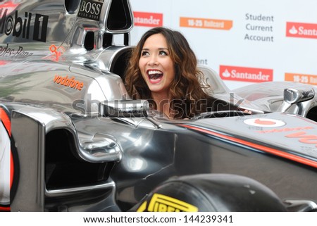 Myleene Klass launches the Santander student account and railcard at the British Medical Association, London. 26/06/2013