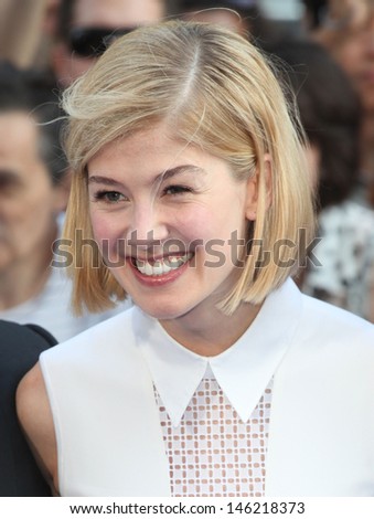 Rosamund Pike arriving for The World\'s End World Premiere, at Empire Leicester Square, London. 10/07/201