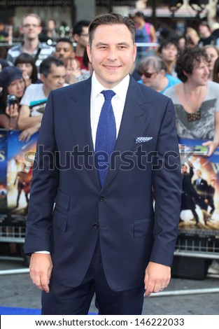 David Walliams arriving for The World\'s End World Premiere, at Empire Leicester Square, London. 10/07/2013