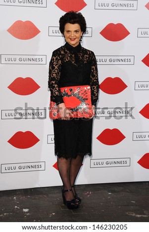 Lulu Guinness arrives for The Lulu Guinness Paint Project Event at the Old Sorting Office, London. 11/07/2013