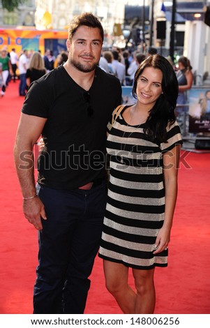 Brad Barritt and guest arriving for the \