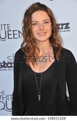 Rebecca Ferguson at launch party in Los Angeles for her TV series \