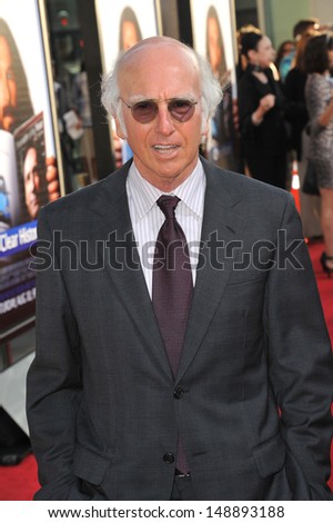 Larry David at the Los Angeles premiere for his HBO film \