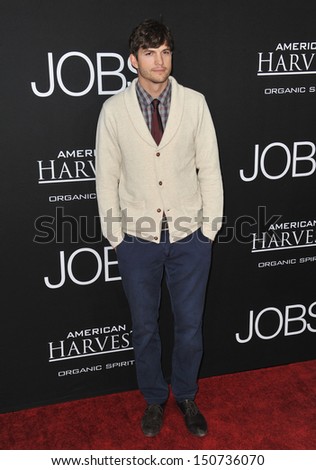 Ashton Kutcher at the Los Angeles premiere of his movie \