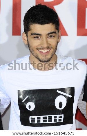 Zayn Malik From One Direction At The One Direction This Is Us Film - Press Conference, London. 19/08/2013