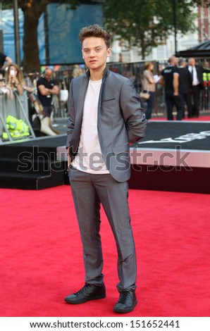Connor Maynard arriving for the One Direction This is Us World film premiere, London. 20/08/2013